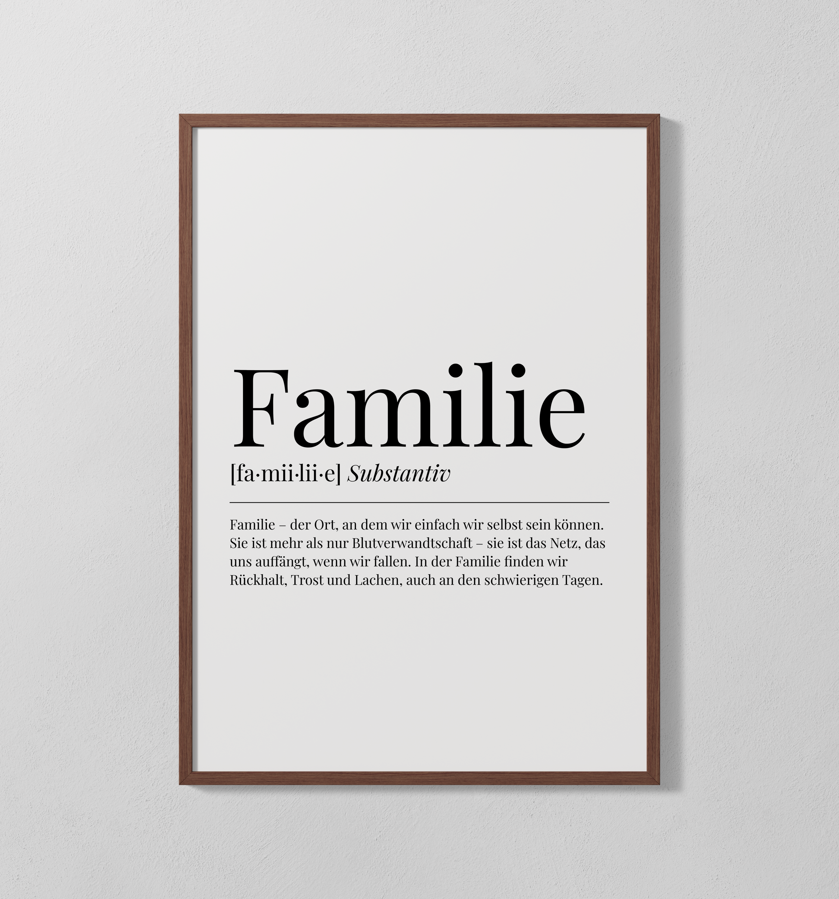 Familie | Poster